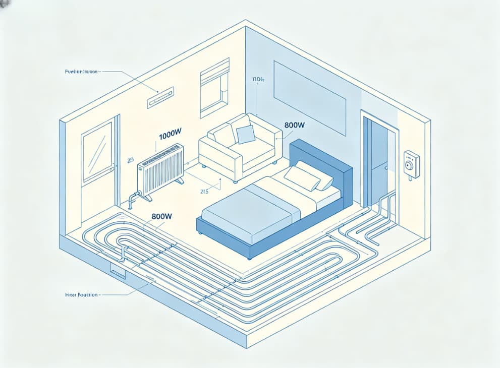 low power heat pump